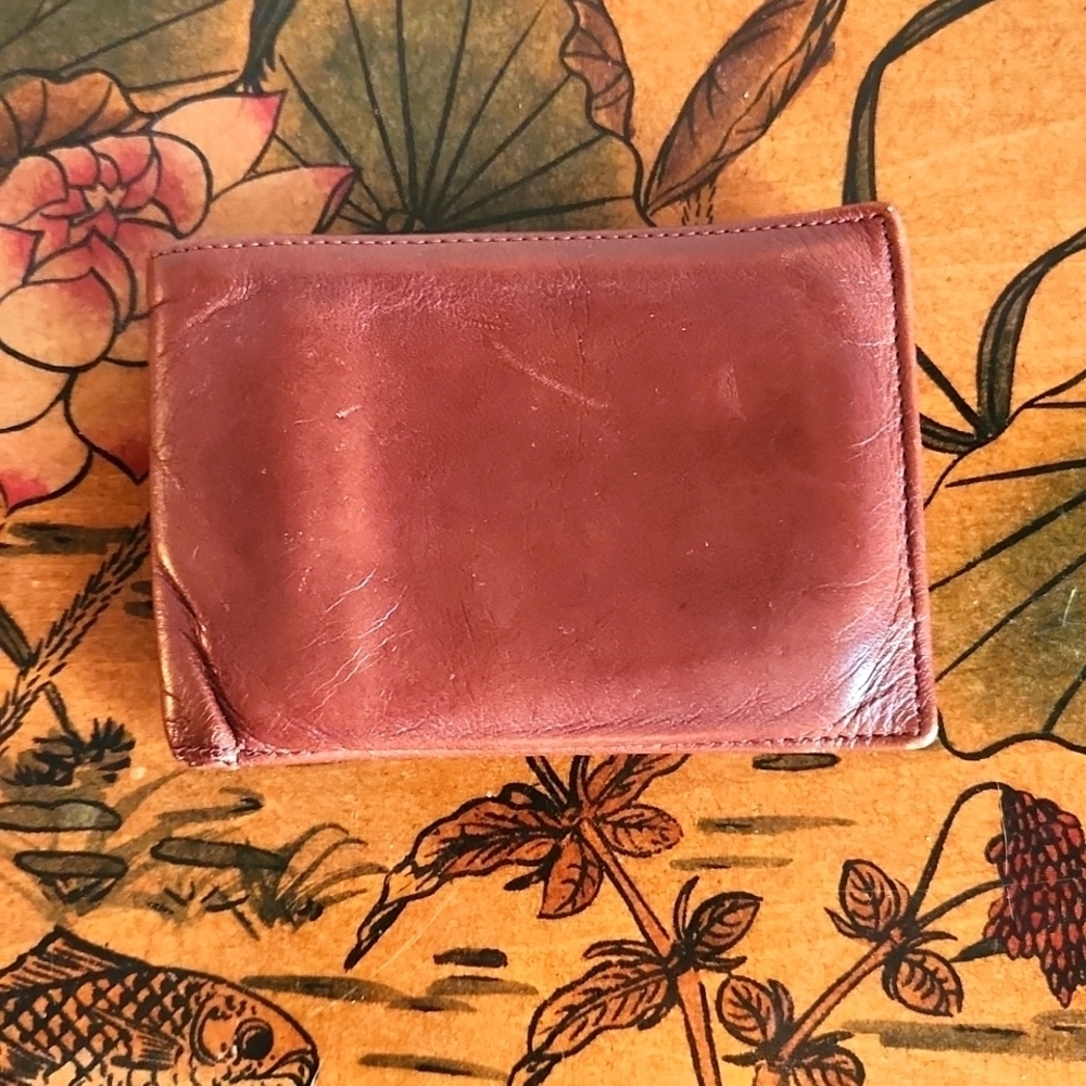 Cremieux Brown Leather Bifold Wallet
